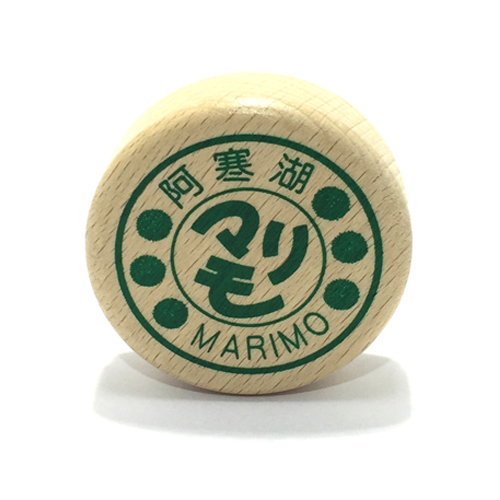 たぬき 希少 サボ 愛称板】（表）まりも ELM エルム MARIMO（裏